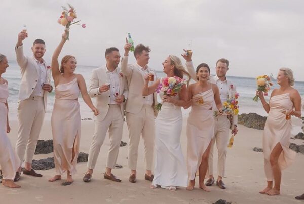 Zac Lovett Wedding Films Videography Ben Rachael Byron Surf Life Saving Club Wedding Highlight Film 960x540